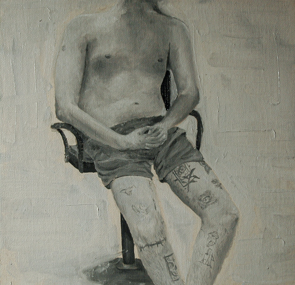 "Ft1" 25x25 cm Öl auf Malkarton 2020