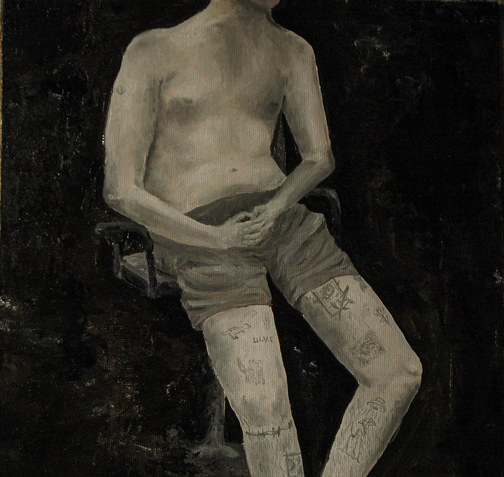 "Ft2" 25x25 cm Öl auf Malkarton 2020