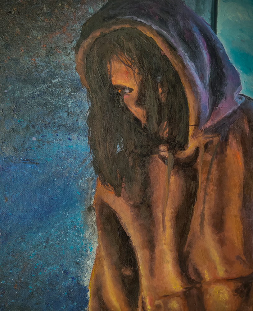 "Ugly" 25x30 cm Öl auf Malkarton 2021