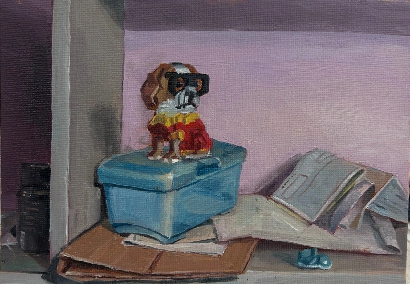 "DAWG" 13x18 cm Öl auf Malkarton 2022