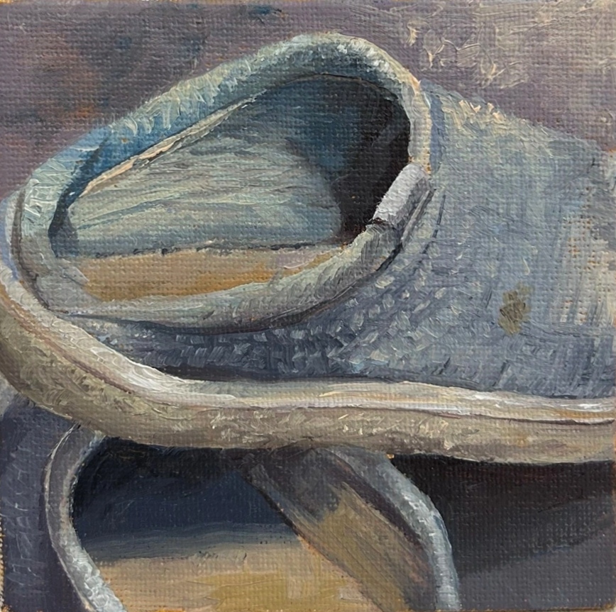 "Ohne Titel" 10x10 cm Öl auf Malkarton 2022