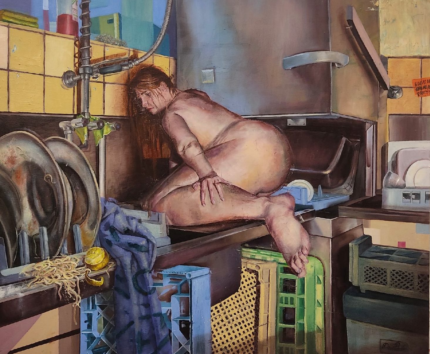 "DORIS" 120x100 cm Öl auf Leinwand 2022